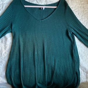 Emerald Green long sweater